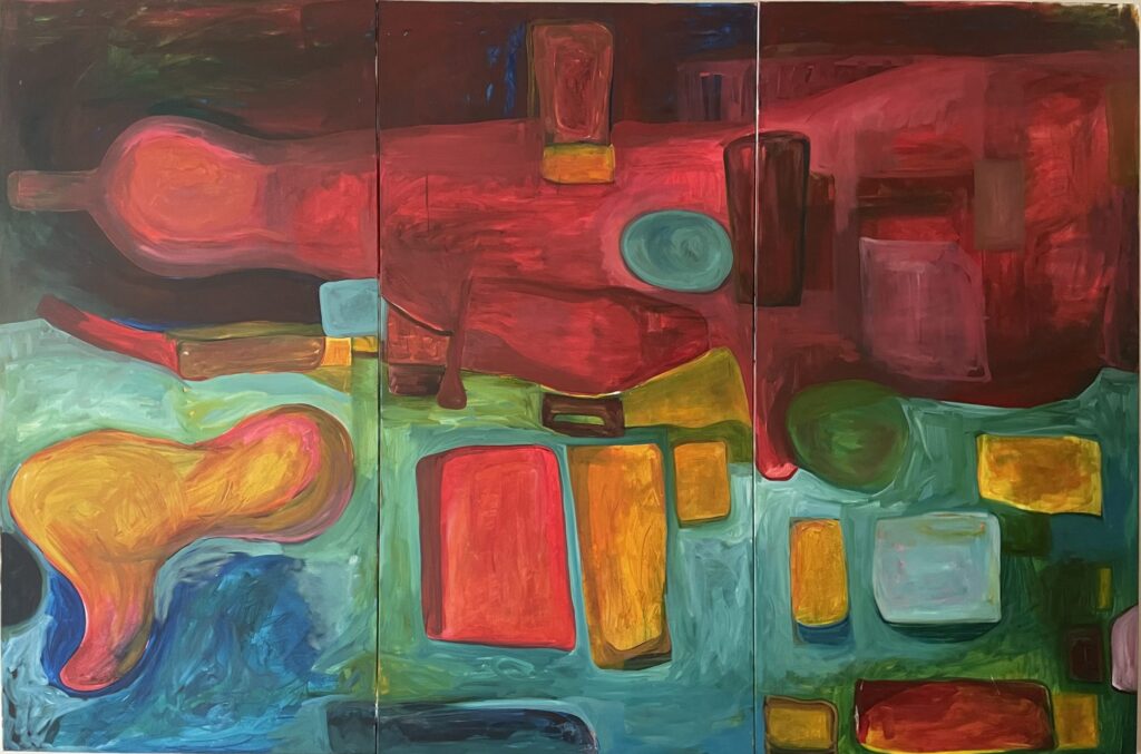 "Peanut" Oil on Canvas, 274cm x 183cm (107 in x 72 in) 2017